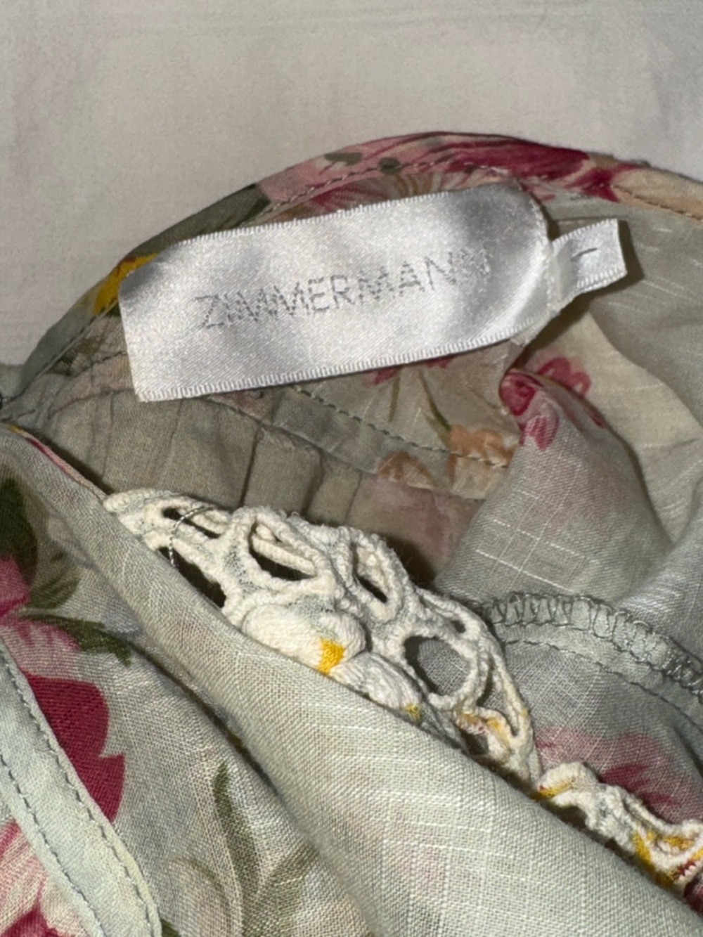 Zimmermann Sundance Playsuit - Size 1 (equivalent to USA size 4-6) - Picture 12 of 13